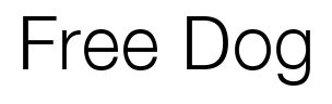 Free Dog