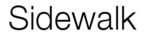 Sidewalk